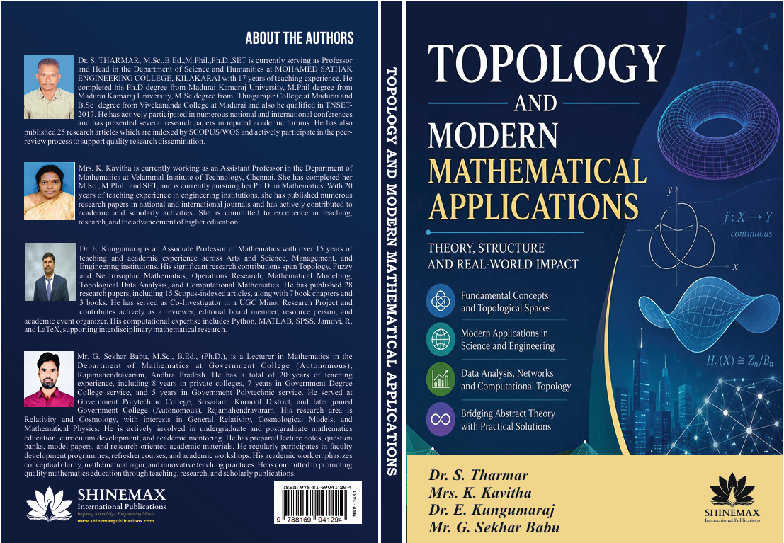 TOPOLOGY AND MODERN MATHEMATICAL APPLICATIONS
